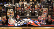 Load image into Gallery viewer, Trooper Bar Mats with Trooper Beer range on display
