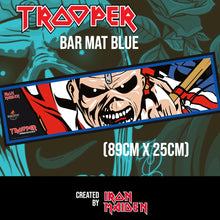 Load image into Gallery viewer, TROOPER LIMITED EDITION BAR MAT (blue 89cm x 25cm)
